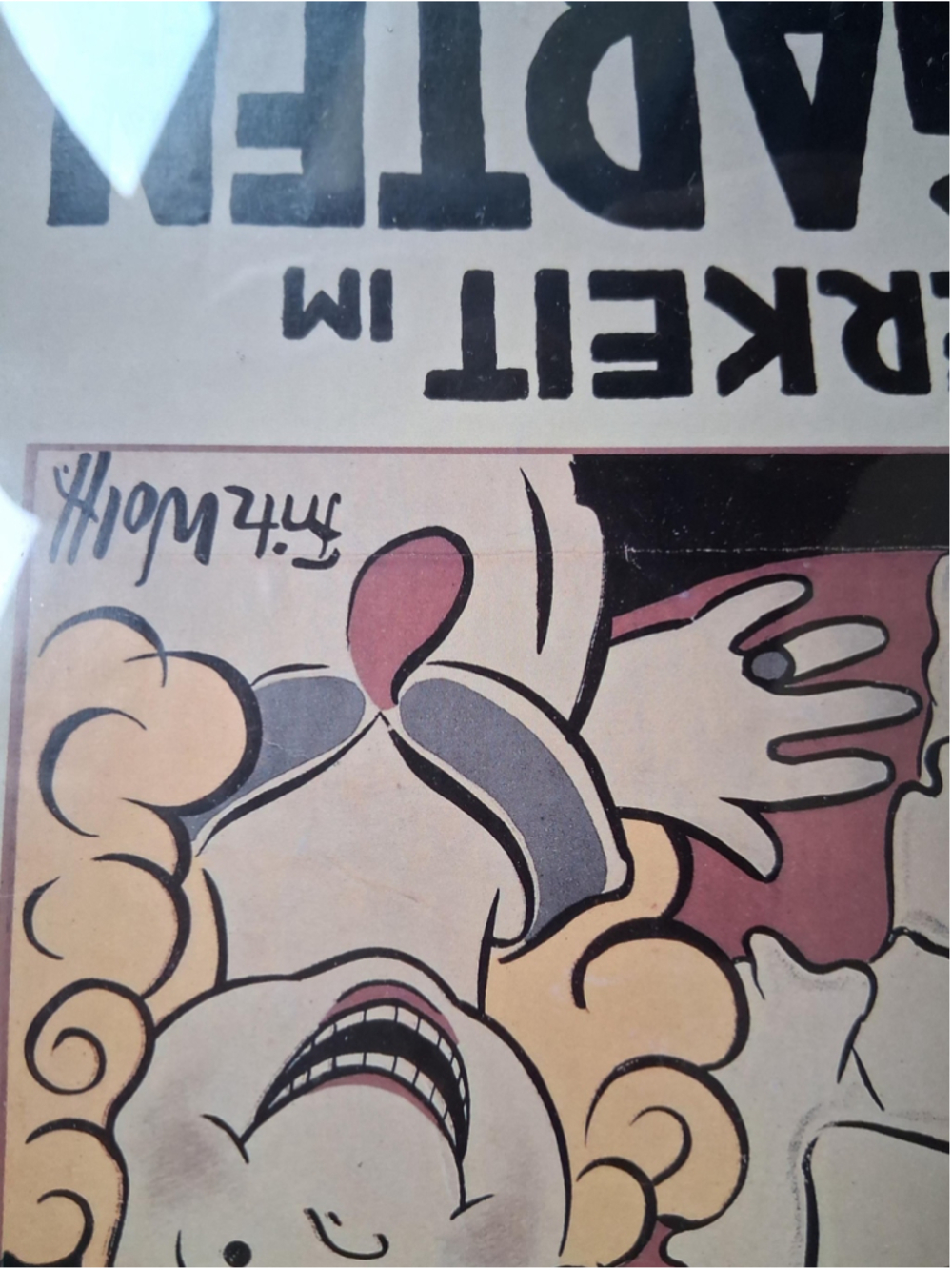 Advertising poster for the "Wintergarten" variety theater in Berlin, 1 - Picture 4 of 4